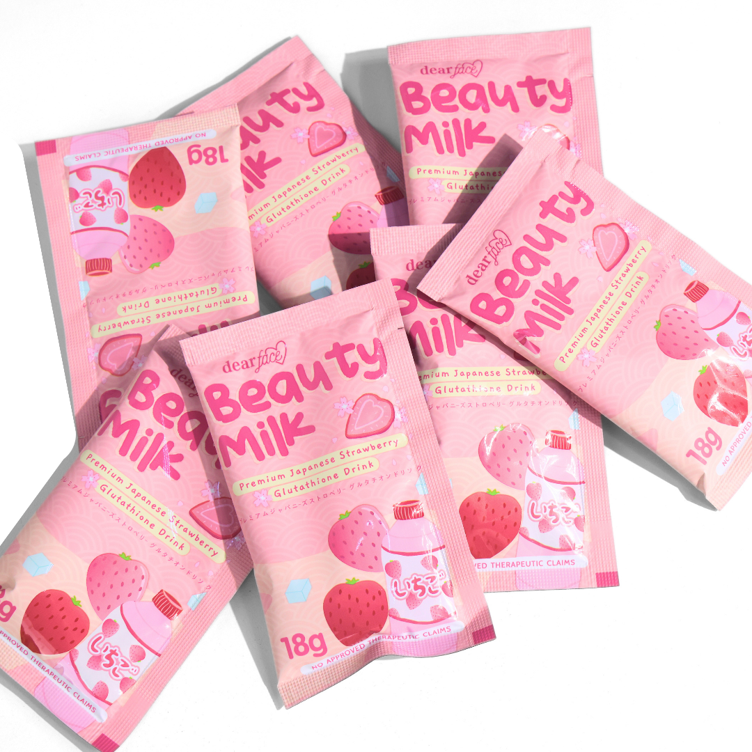 Japanese Glutathione Beauty Strawberry Milk - 10 sachets Ejalo Japanese Glutathione Beauty Strawberry Milk - 10 sachets Ejalo
