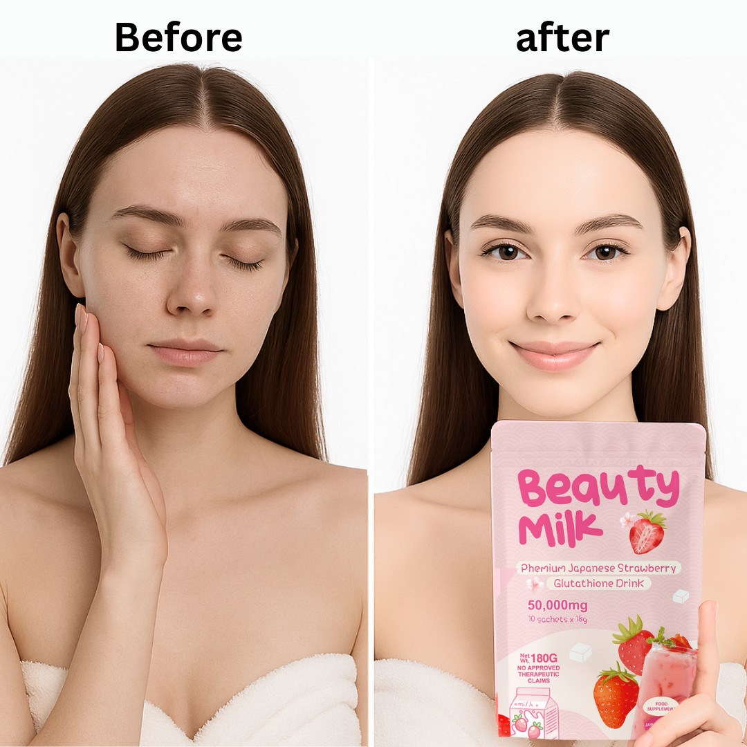 Japanese Glutathione Beauty Strawberry Milk - 10 sachets Ejalo Japanese Glutathione Beauty Strawberry Milk - 10 sachets Ejalo